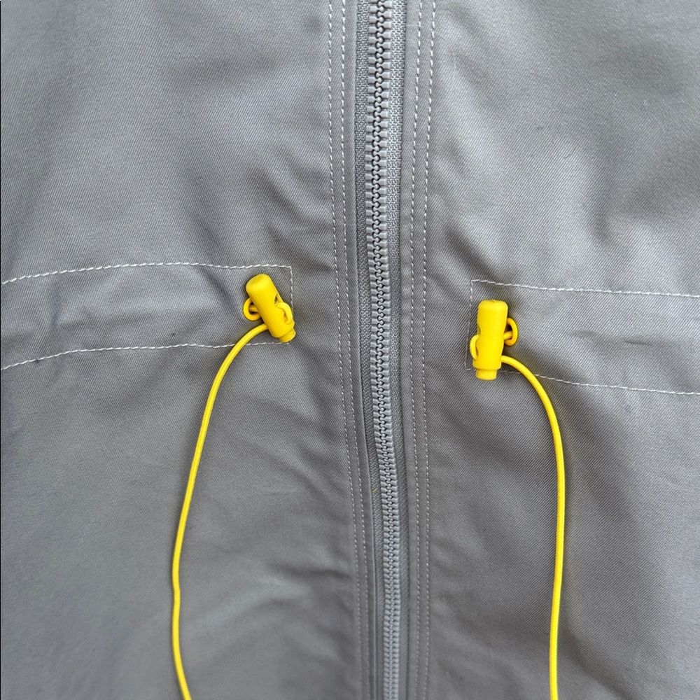 Fabletics Hooded Jacket with Yellow Drawstrings - image 2